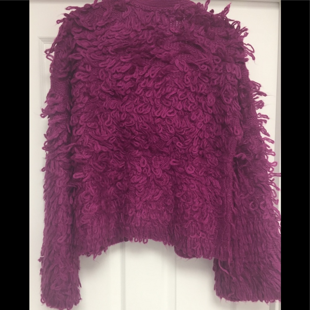 Funky Looped Stitching Open Cardigan - Picture 4 of 5